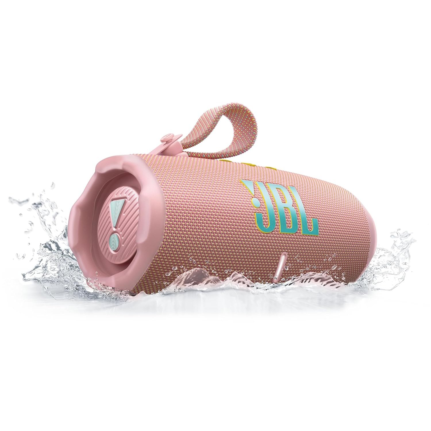 JBL Charge 6, Wireless Portable Bluetooth Speaker, 28 Hours of Playtime, IP68 Waterproof, Dustproof and Drop-Proof, Pro Sound with AI Sound Boost, Auracast Multi-Speaker Connection, Pink