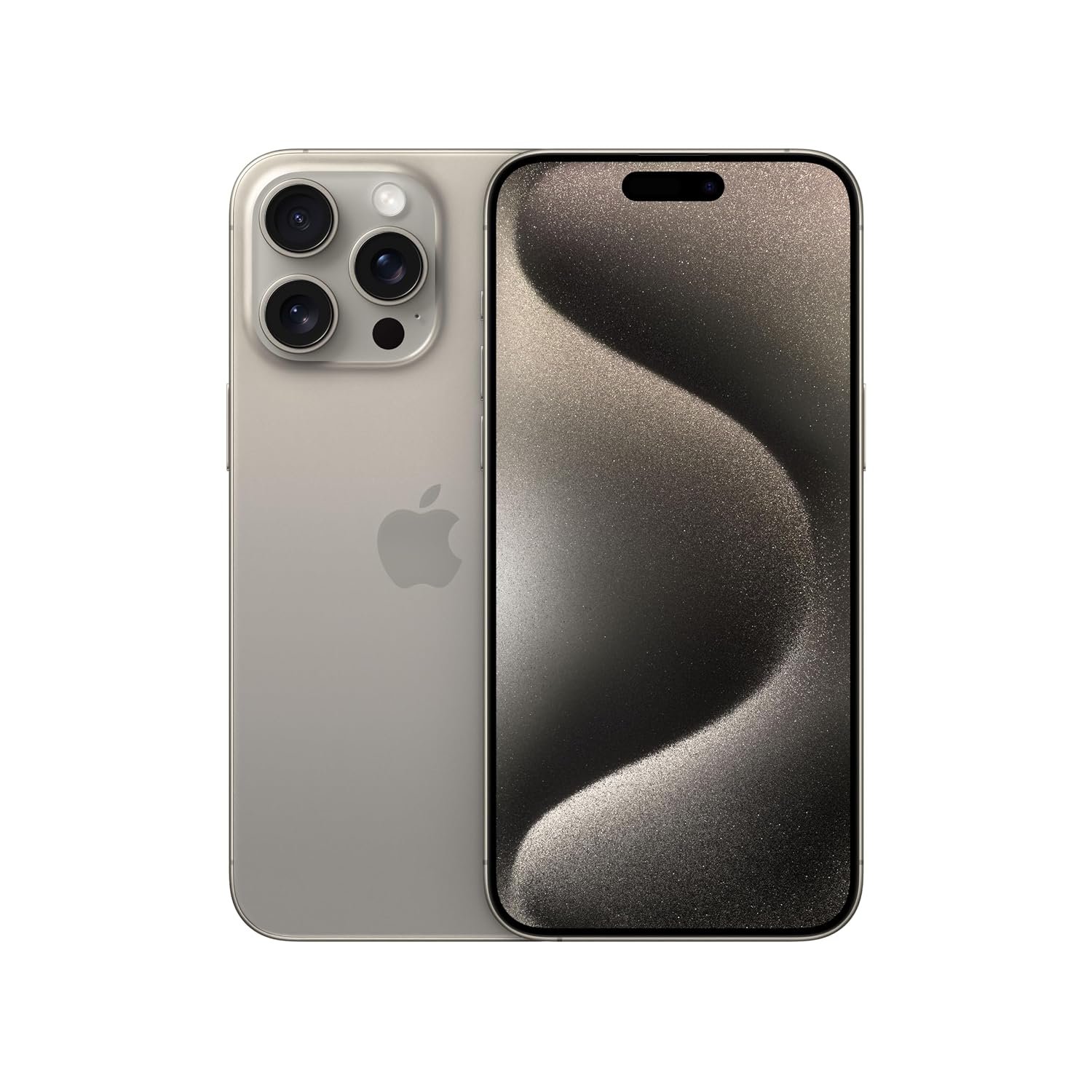 Apple iPhone 15 Pro Max (256 GB) - Natural Titanium (Renewed)