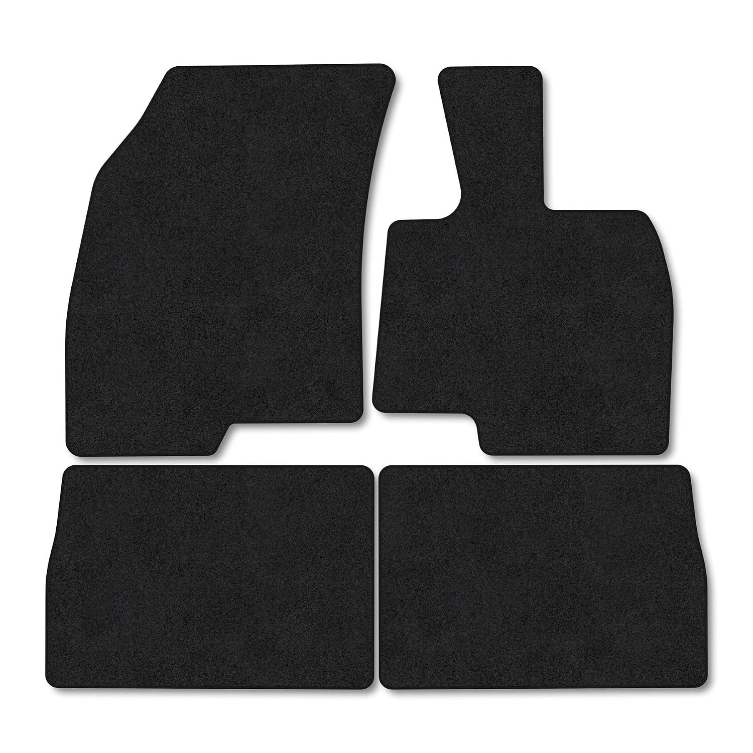 Jaecoo 7 Petrol (2024+) Car Mats Tailored Fit Carpet Floor Mats Non Slip Black Trim Full Coverage Compatible Accessory Front Rear Set Anti Slip Granulated Backing Hand-Finished Clips