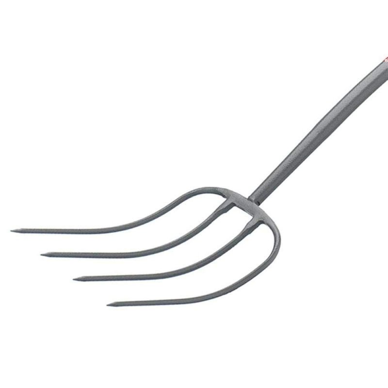 Bulldog 4 Prong Metal Handle Manure Fork