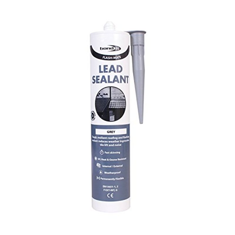 12x Grey Flash Mate Silicone Lead Sealant Roofing Flashing Leaks Repair Sheet