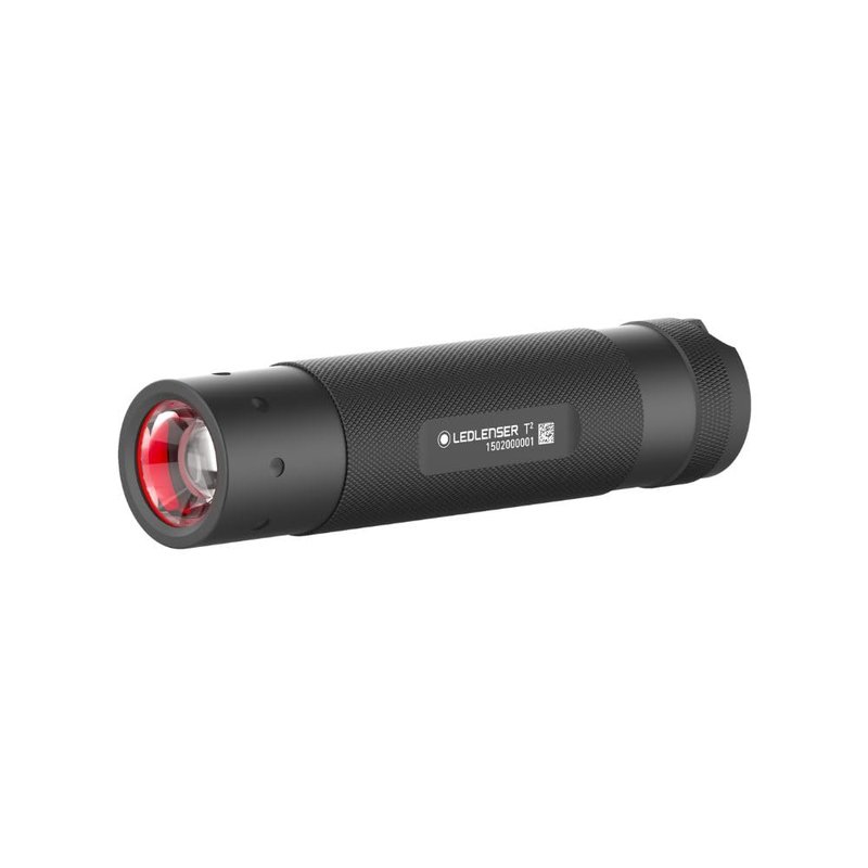 Ledlenser T² tactical LED torch, 240 lumens, long distance beam 180m, robust metal housing, 3xAAA battery powered, incl. batteries, hunting, fishing, outdoor