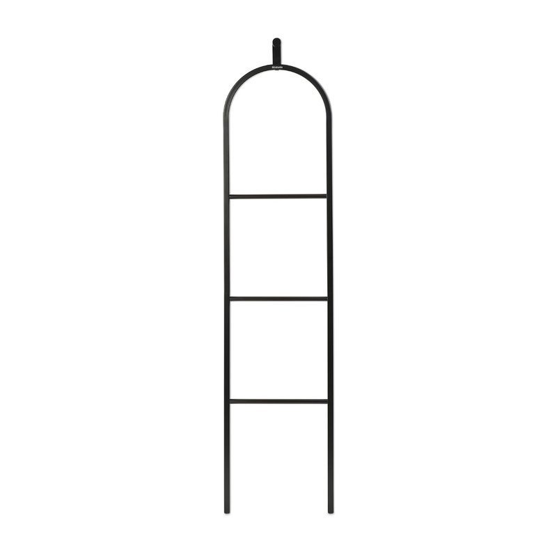 Brabantia - Linn Dressboy - Multi Purpose Clothes Stand - Hanging, Airing, or Drying - with Hook for Hanging - Compact Clothes Airer - Rail for Clothing or Towels - Home Accessory - Matt Black