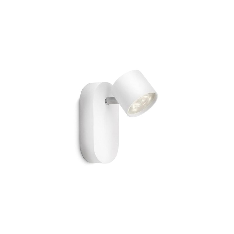Philips myLiving Star Single SpotLight (Integrated 1 x 3 W LED Bulb) [White] - Warm White (2700K)