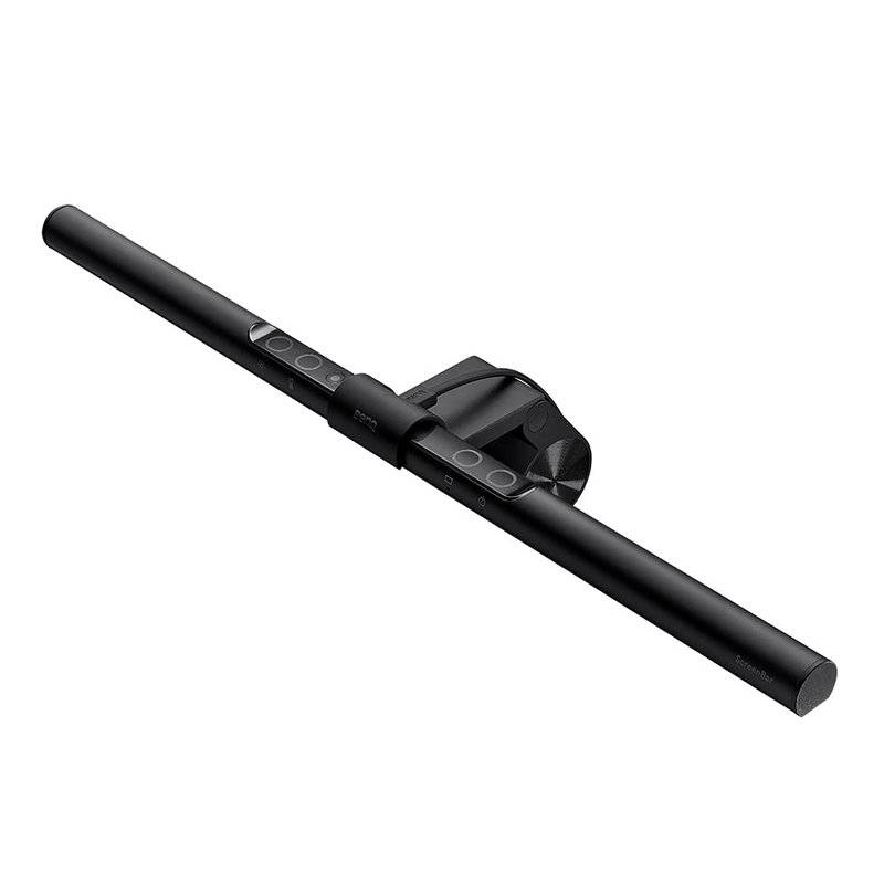 BenQ ScreenBar LED Monitor Light Bar with Auto Dimming, Stepless Hue Adjustment and Touch Control, Space Saving Home Office Lamp, Eye Caring, No Screen Glare, Matte Black Daylight LED Lamp