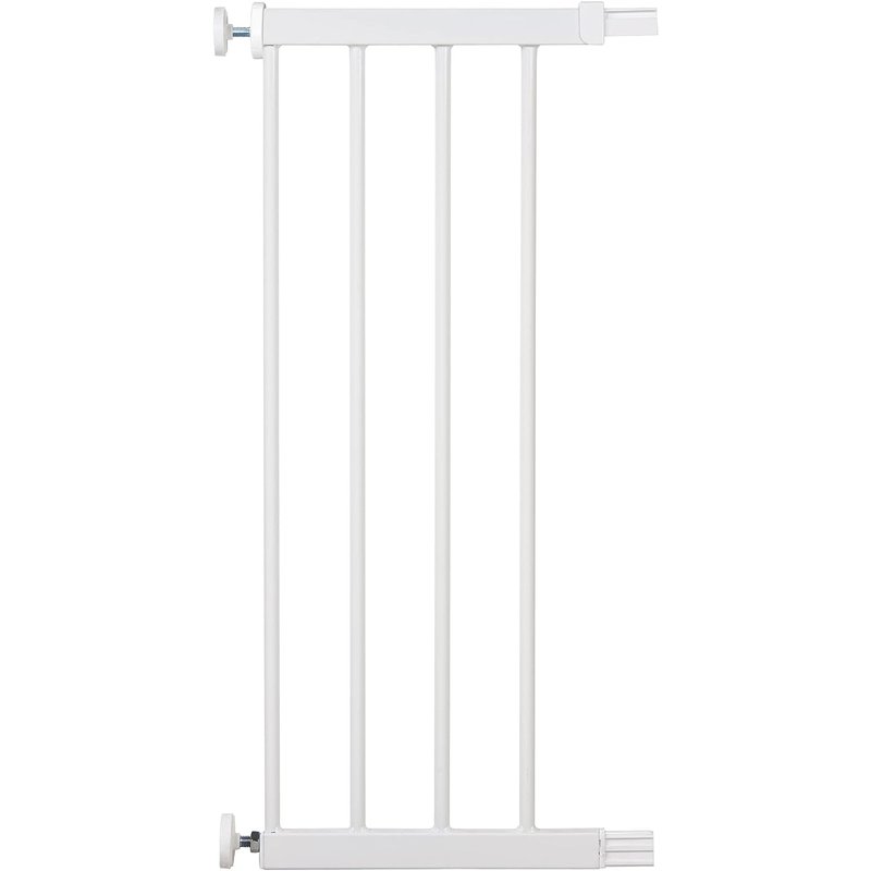 Safety 1st Easy Close Metal 28cm Baby Safety Gate Extension, No Drilling or Screws Required, Easy to Install Baby Stair Gate Pressure Fit Extension, White