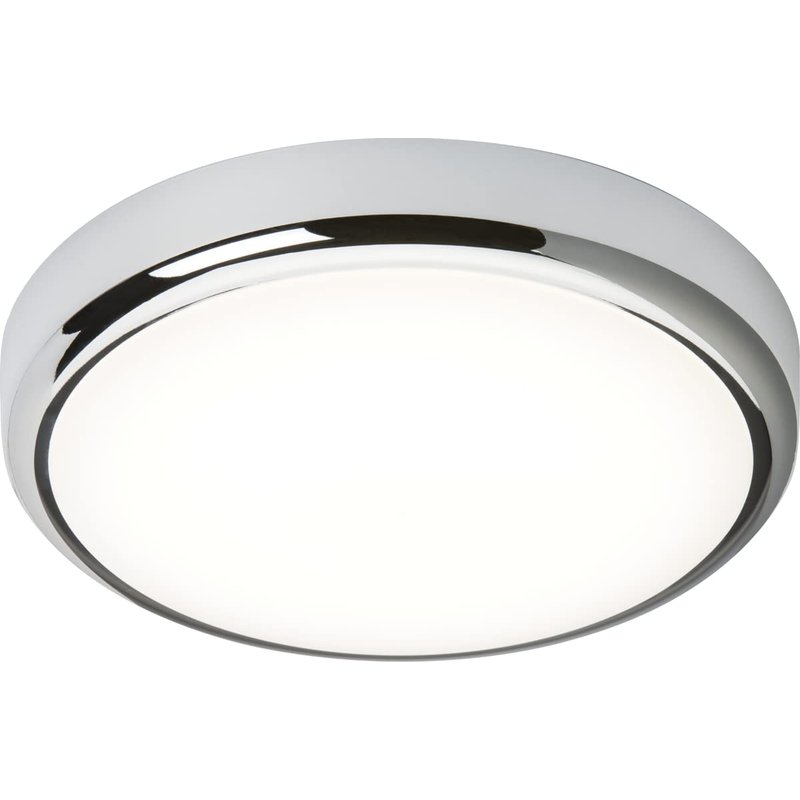 Knightsbridge LED Bathroom IP65 14W CCT Adjustable Wall or Ceiling mounting Bulkhead Fitting with Chrome Trim 315mm BT14ACTCH, Silver