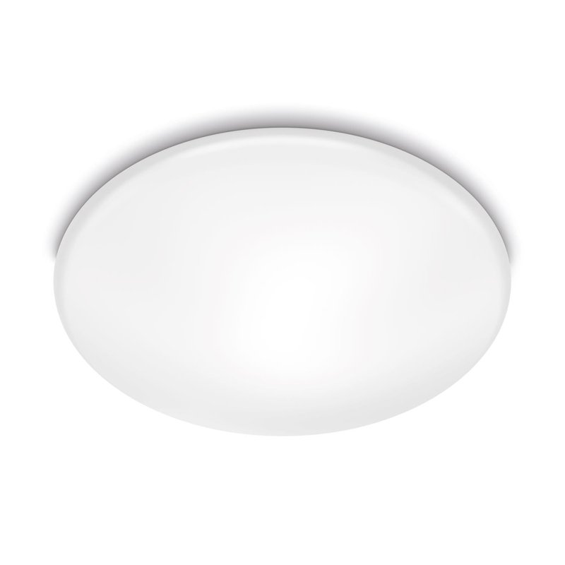 Philips LED Shan Ceiling Light with Motion Sensor 2700K 12W [Warm White - White] for Indoor Home Lighting, Livingroom and Bedroom