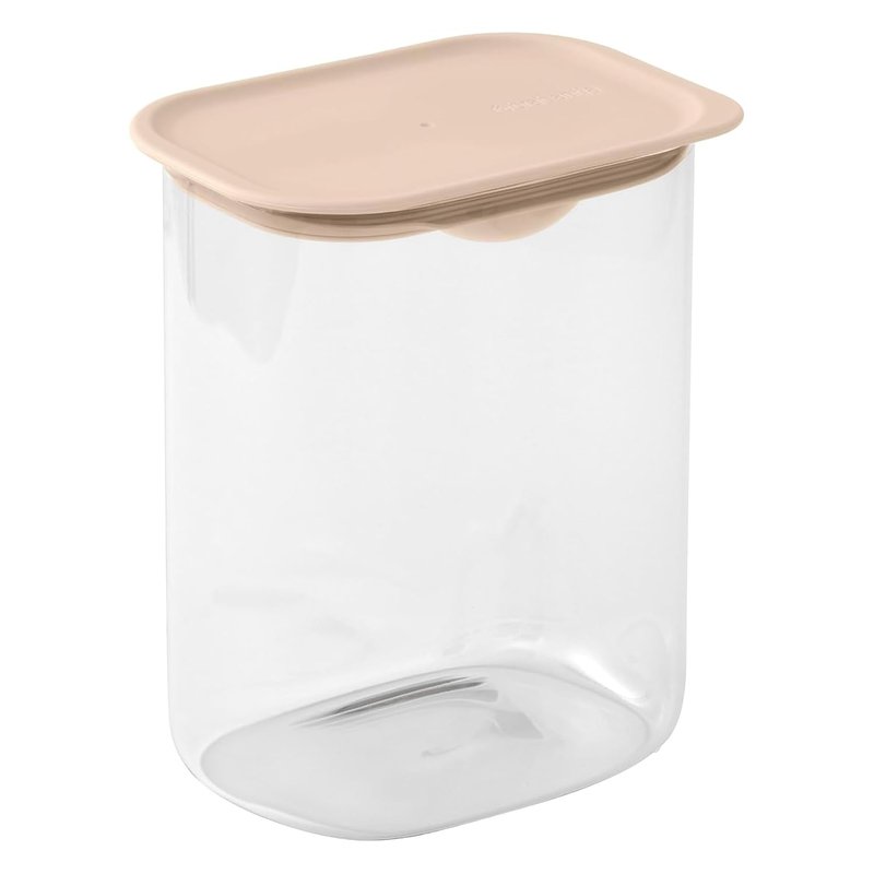Brabantia Large Dry Food Storage Container 2 Litre with Integrated Measuring Spoon, Designed for Cereal, Oats or Baking Ingredients in Pantries