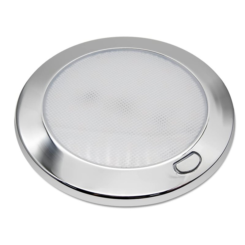 Dream Lighting 12v LED Ceiling Light Dimmable Caravan Interior Lighting Campervan Motorhome Camper IP44 5inch 3000K Warm White