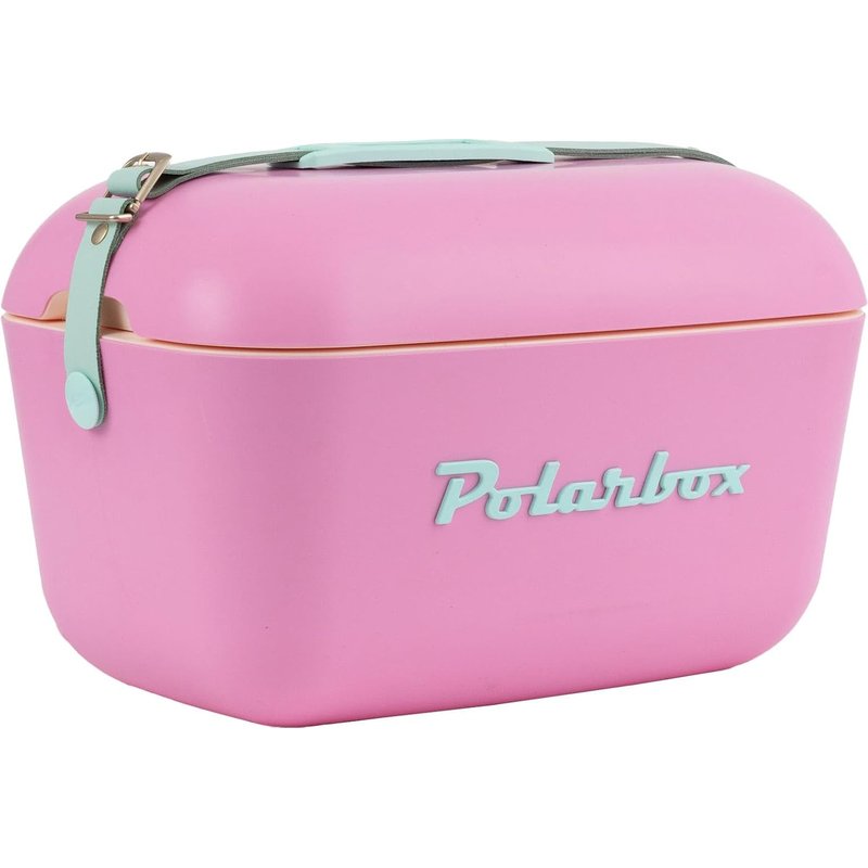 Polarbox 20L Cool box, Ice Box, Large Cool Box, For Picnics, Beach, Camping, Garden, Cool Storage Box - Bubblegum Pink Cyan Pop