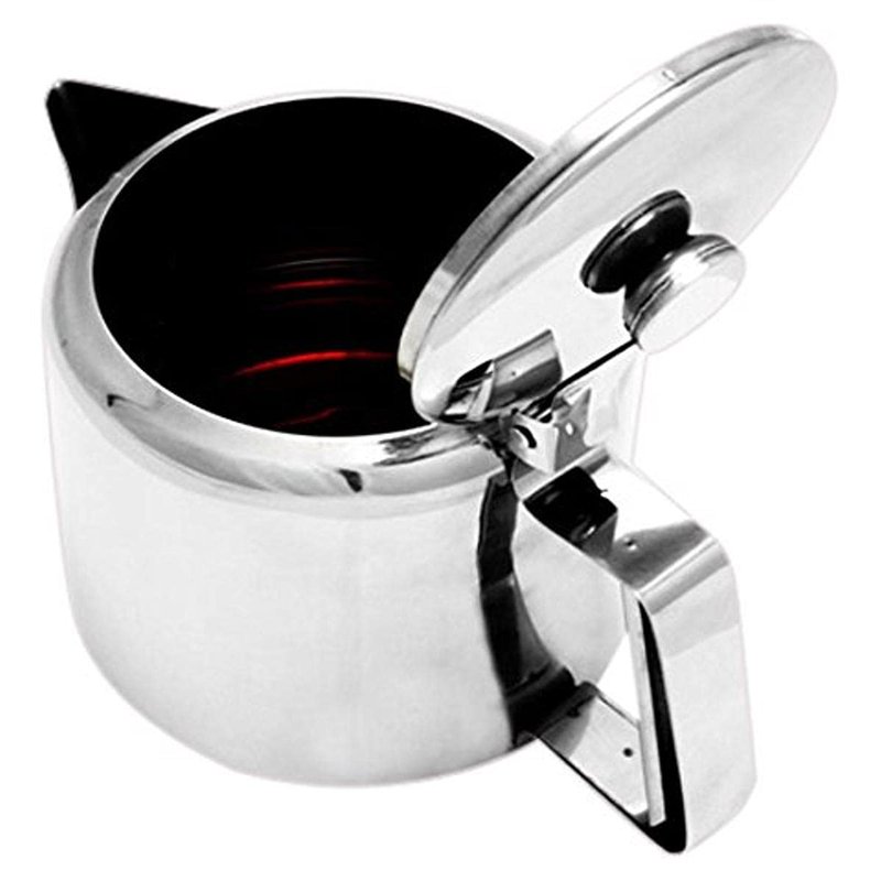 Zodiac Teapot S/S 70OZ 010105, Silver, 70 oz/2.0 l