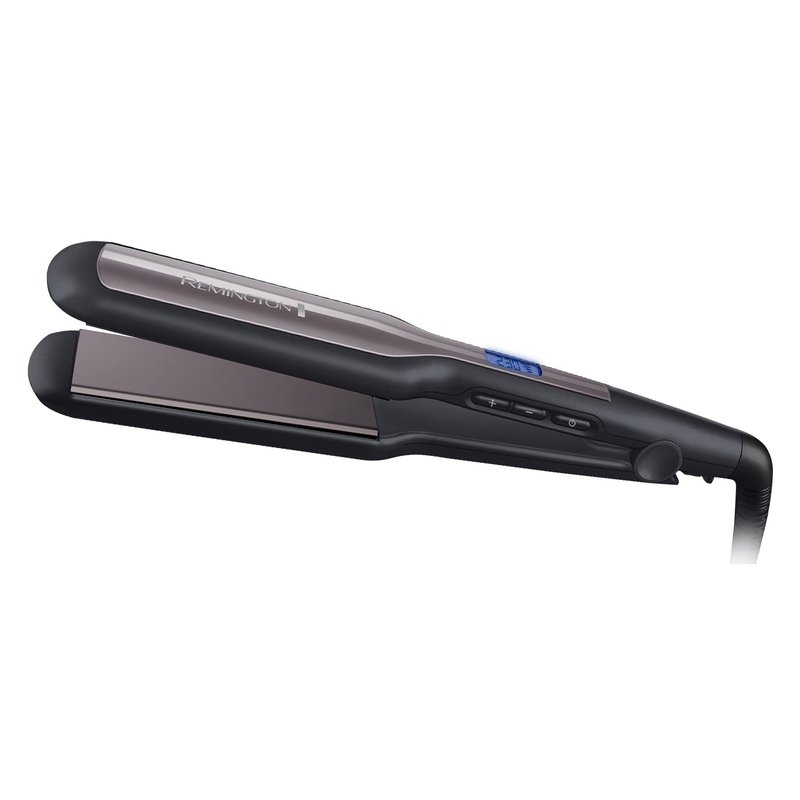 Remington Pro-Ceramic Extra Wide Plate Hair Straighteners for Longer Thicker Hair, Digital Temperature Control - S5525