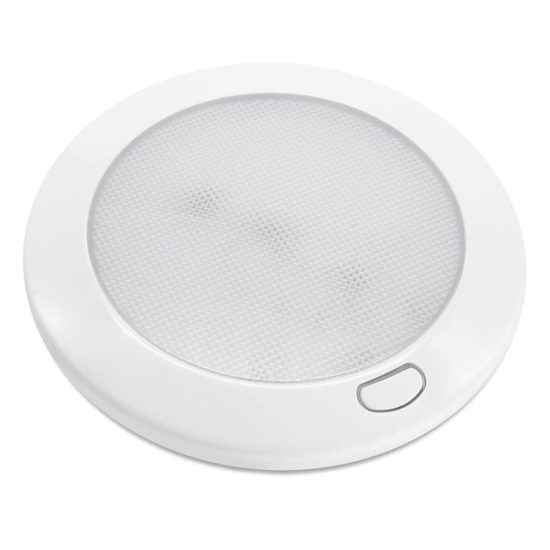 Dream Lighting 12v Caravan Light Dimmable Ceiling Light Warm White 3000K Ultra Thin Motorhome LED Lighting Boat Campervan Camper IP44 5inch