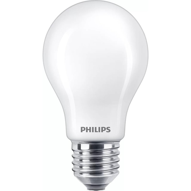 Philips LED Classic A60 Frosted Light Bulb 2 Pack [E27 Edison Screw] 10.5W - 100W Equivalent , Warm White 2700K, Non Dimmable