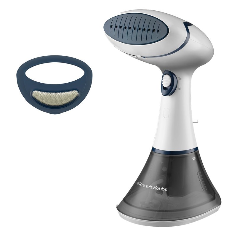 Russell Hobbs Steam Genie Handheld Clothes Steamer, No Ironing Board Needed, Ready to Use in 45s, 200ml Detachable Water Tank, Compact Garment Steamer for Home and Travel, 10m Steam Time,1600W, 25591