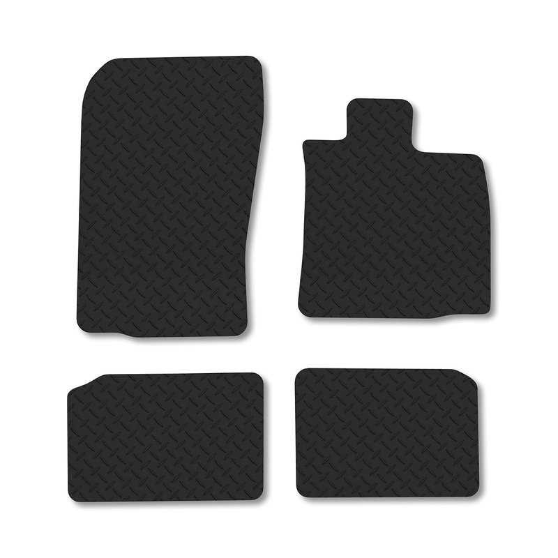 Mini Countryman (2010-2016) [R60] Heavy Duty Thick Rubber Car Mats Accessories Tailored Fit Front Rear Set Compatible Accessory Waterproof Durable Non-Slip 5mm Full Coverage Protection
