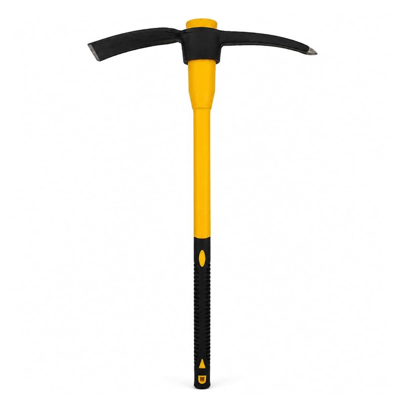 Mighty Pick Mattock 5lb Steel Head +Heavy Duty Fibreglass Handle shaft 90cm- 36in