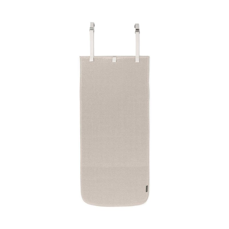 Brabantia - Door Steam Blanket - Heat-Resistant Mat for Clothes Steaming - Over Door Hooks, Protective Back Layer, & Loops for Hangers - Easier Steaming with Handheld Steamers - 110 cm x 50 cm - Grey