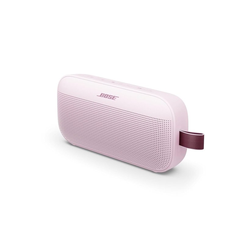Bose SoundLink Flex Portable Bluetooth Speaker (2nd Gen), Small Portable Wireless Outdoor Speaker with Hi-Fi Audio, Up to 12 Hours Battery Life, Waterproof and Dustproof, Petal Pink - Limited Edition