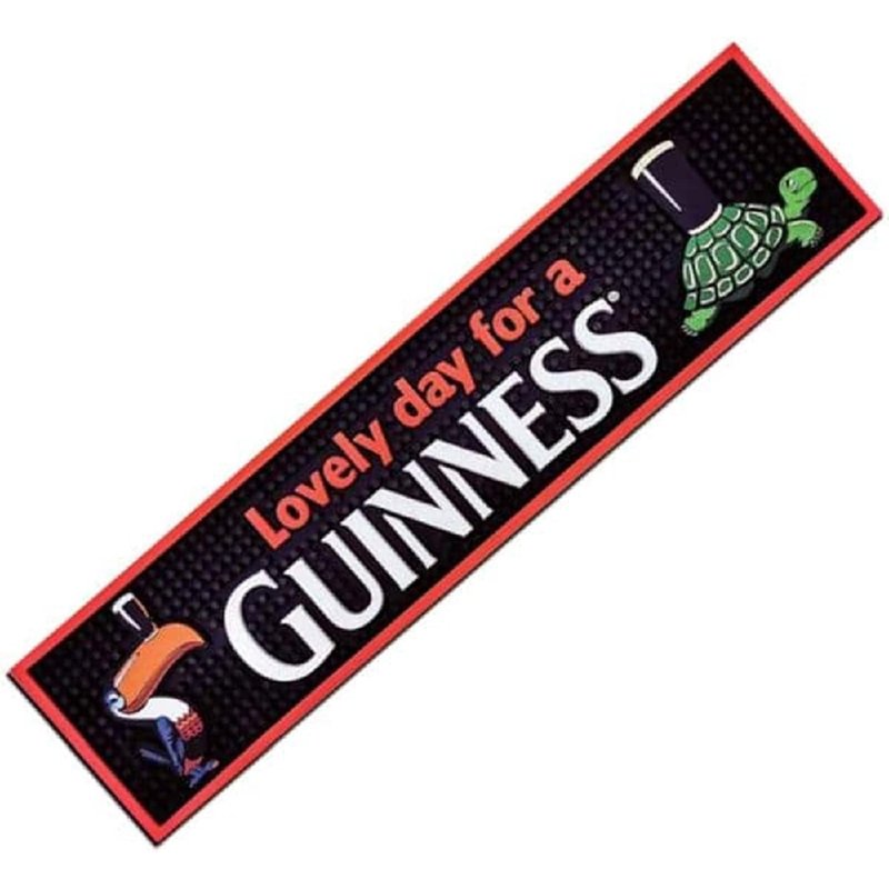 Carrolls Irish Gifts Guinness PVC Bar Mat