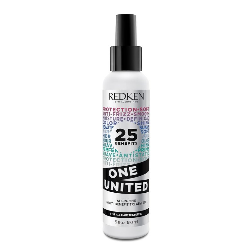 REDKEN One United 25 Multi-Benefits Leave-In Conditioner and Treatment Spray, Heat Protection, Detangling Spray, Nourishes and Conditions, 150 ml