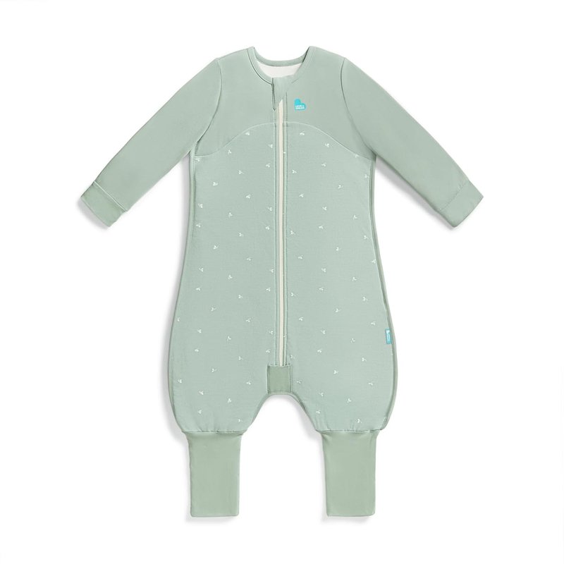 Love To Dream™ Sleep Suit with Legs, 12-24 Months - Twigs Olive | Long Sleeve, Lightweight Wearable Blanket | 1.5 TOG Ideal for All-Year Use (18–22°C) | Machine Washable Cotton Fleece & Double Zip