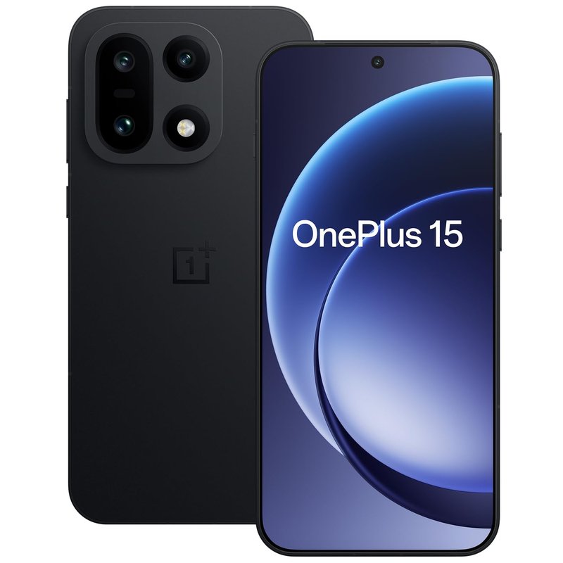 OnePlus 15 Tri-chip AI smartphone with Snapdragon 8 Elite Gen5, 6.78" 165Hz Display, 7300mAh Battery, Triple 50MP Flagship Cameras, 16GB RAM+512GB Storage, Infinite Black - 3 Year Extended Warranty