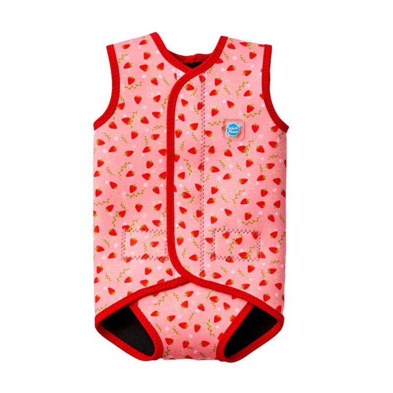 Splash About Baby Wrap Wetsuit, Strawberry Field, 6-18 Months