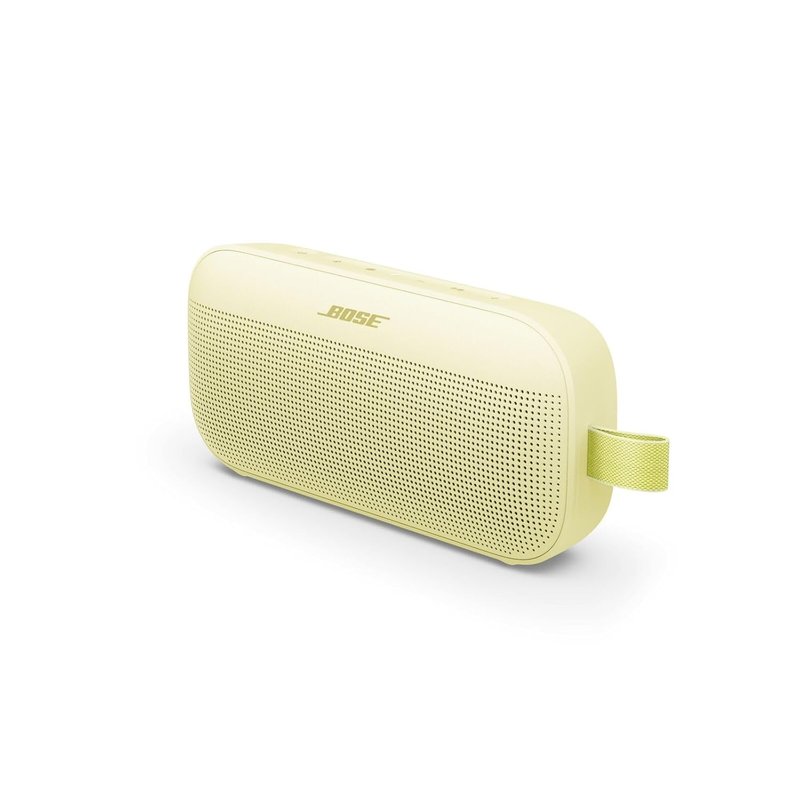 Bose SoundLink Flex Portable Bluetooth Speaker (2nd Gen), Small Portable Wireless Outdoor Speaker with Hi-Fi Audio, Up to 12h Battery Life, Waterproof and Dustproof, Citrus Yellow - Limited Edition