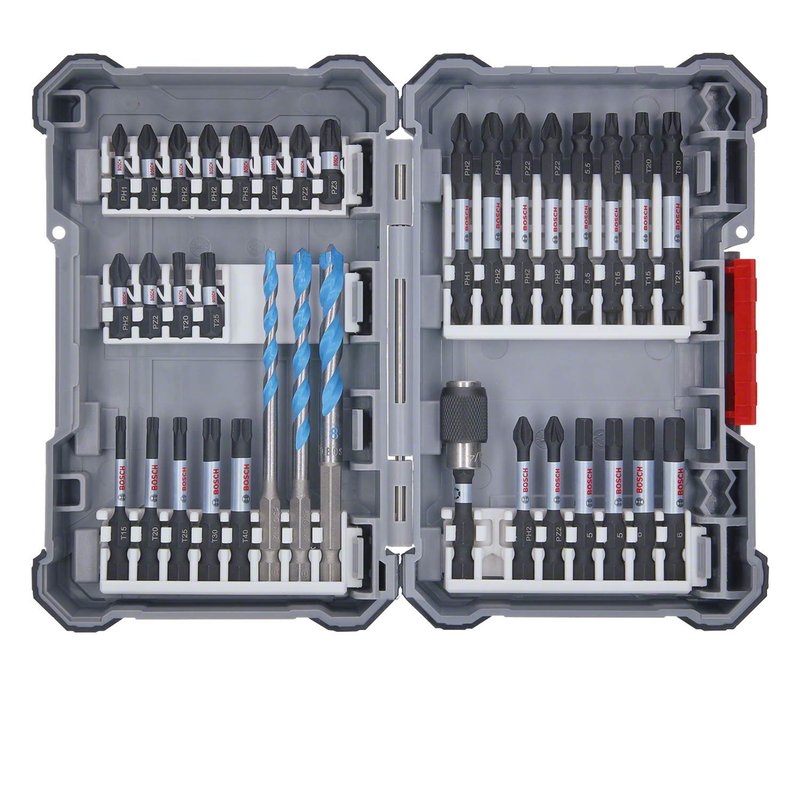 Bosch Professional 35-Piece Drill Bit Set (Pick and Click, Accessories for Impact Drivers, with Bits and Universal Holder) - Amazon Exclusive