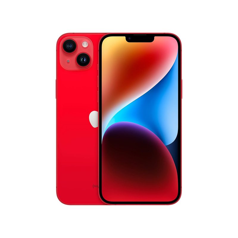 Apple iPhone 14 Plus, 128GB, (PRODUCT) Red - (Renewed)