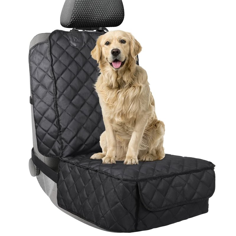 YUNXANIW Dog Car Seat Cover，Car Seat Covers Complete Coverage，Carriers & Travel Products For Dogs，Good Waterproof Performance，Car Seat Protector ，Suitable For Suvs, Cars (Front Seat Dog cover)