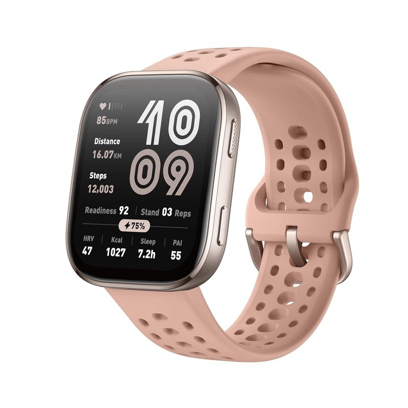 Amazfit Bip 6 Smart Watch 46mm, 14 Day Battery, 1.97" AMOLED Display, GPS & Free Maps, AI, Bluetooth Call & Text, Health, Fitness & Sleep Tracker, 140+ Workout Modes, 5 ATM Water-Resistance, Black