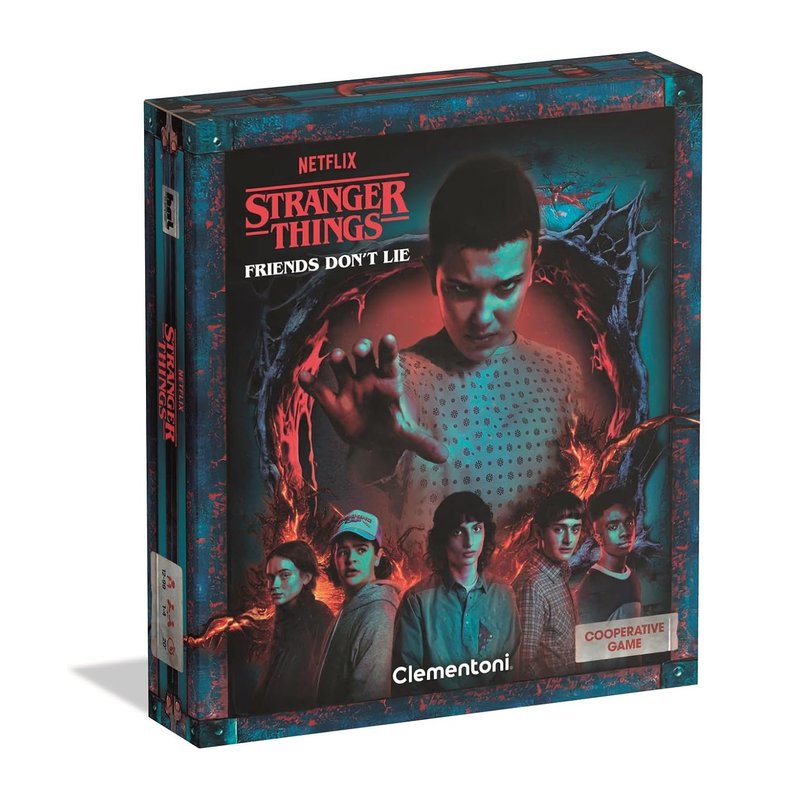 Clementoni Stranger Things Friends Don’t Lie LED Light With Changing Picture, Mood Lamp Inspired by The Upside Down