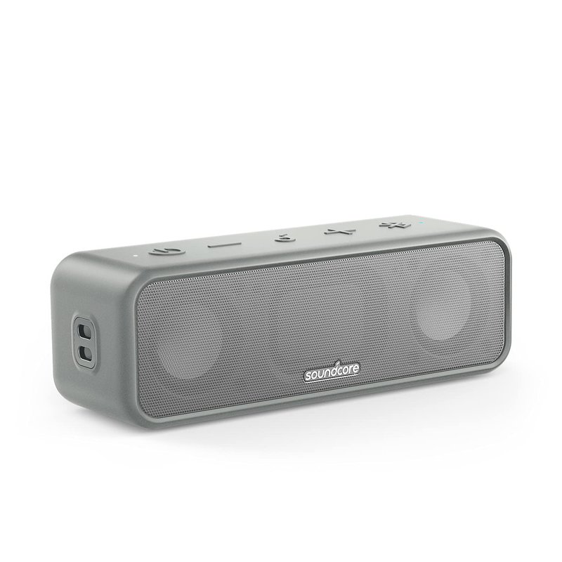 soundcore 3 by Anker, Bluetooth Speaker with Stereo Sound, Pure Titanium Diaphragm Drivers, PartyCast Technology, BassUp, 24H Playtime, IPX7 Waterproof, App, Custom EQ, Home, Outdoor, Beach