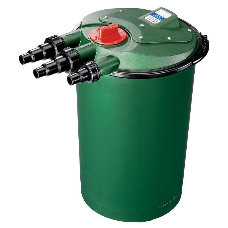 Fish Mate 15000 Pressurised Bio Garden Pond Filter - Automatic Cleaning System for Clear Water