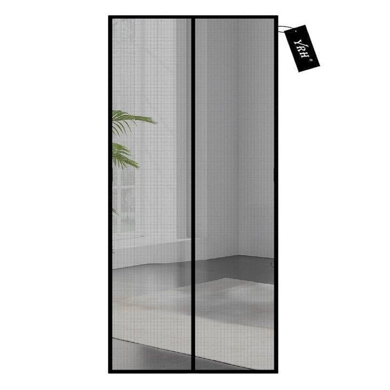 YRH Magnetic Fly Screen Door,Fiberglass Enhanced Screen Mesh,Powerful Magnets,No Drill Installation,Heavy Duty Self-Sealing Mesh (70 x 200 cm)