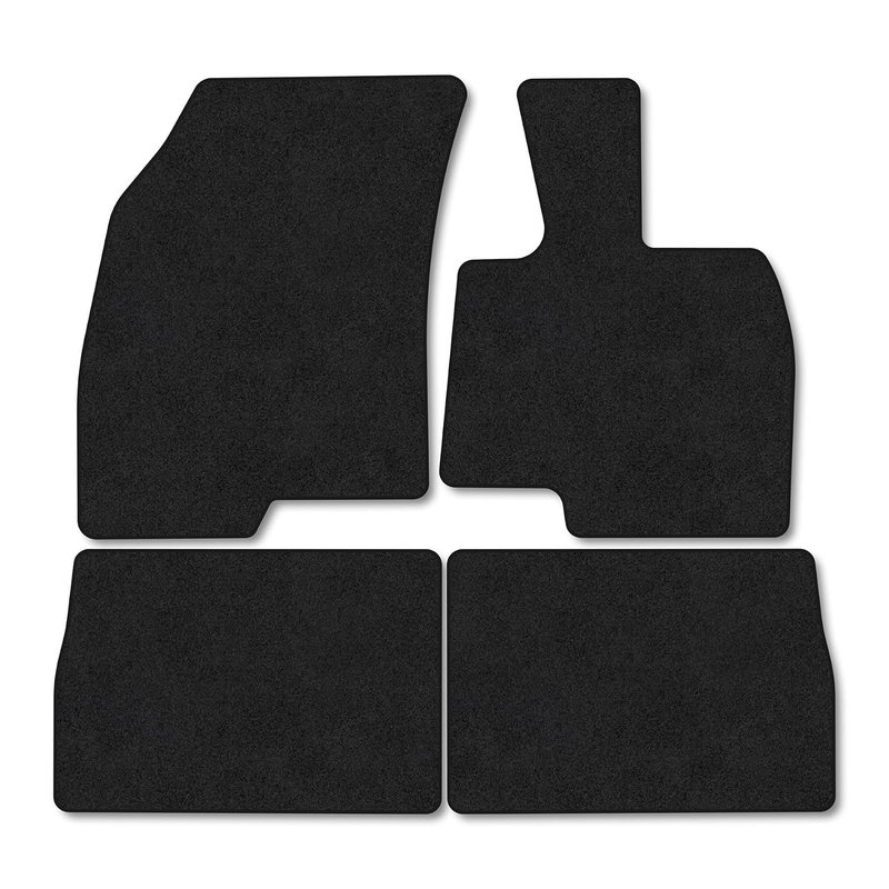 Jaecoo 7 Petrol (2024+) Car Mats Tailored Fit Carpet Floor Mats Non Slip Black Trim Full Coverage Compatible Accessory Front Rear Set Anti Slip Granulated Backing Hand-Finished Clips