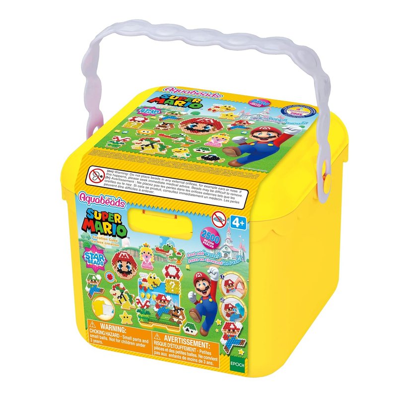 Aquabeads 31774 Creation Cube Super Mario - Arts and Crafts Bead Activity Toy,Green