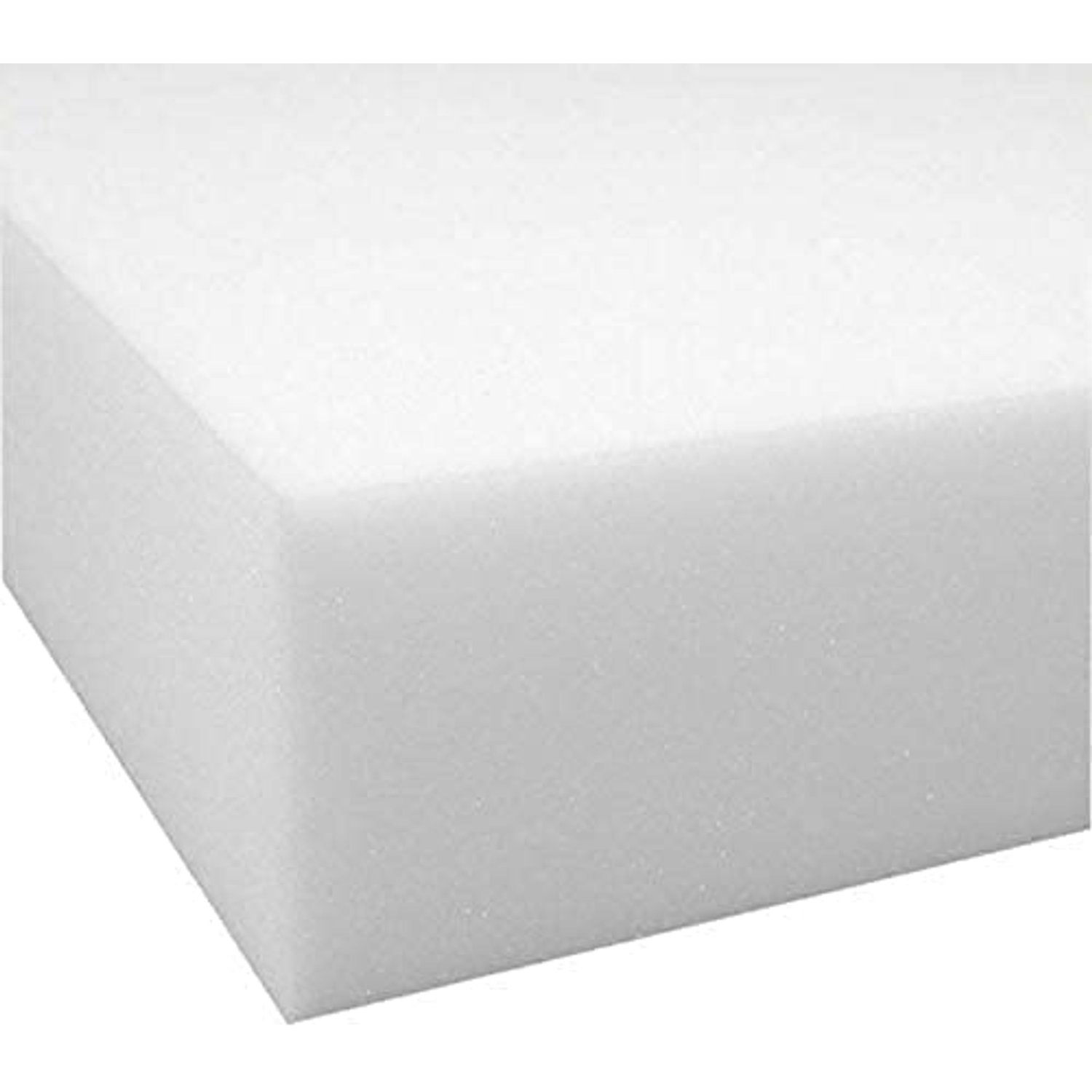 4everPrime WHITE Foam for Upholstery Extra Firm High-Density | Foam Cut to Size | Foam for Seating Sofa Seat Cushion Pads Stool Chair (56 x 26 x 6 inch)