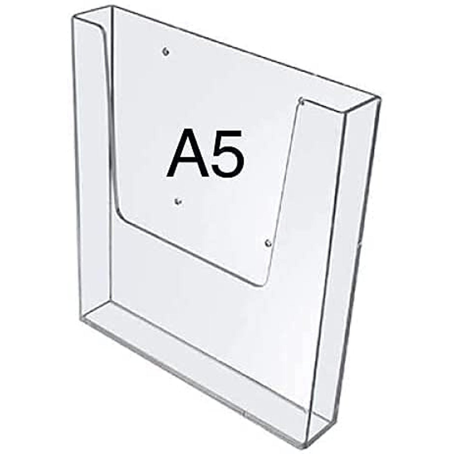 Pos Display Shop 5 x A5 ***A5 VERSION*** Portrait Wall Mountable Leaflet Brochure Form Menu Price List Information Holder Dispenser - LDS5100