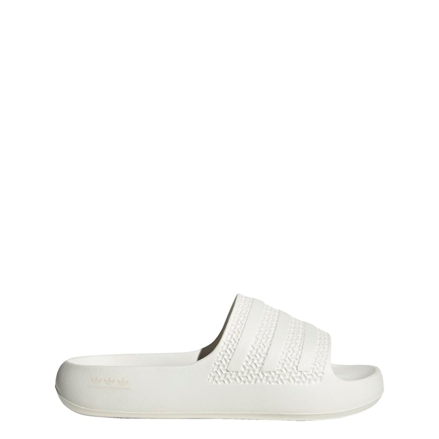 adidas Originals Women's Adilette Slide Sandal, Off White/Wonder White/Off White (Ayoon), 10