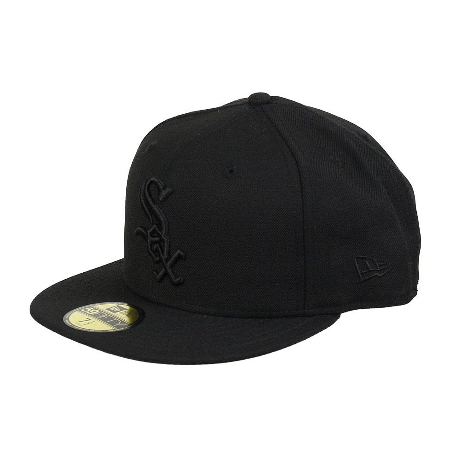New Era Chicago White Sox MLB Black on Black 59Fifty Cap - 7 3/8-59cm (L)