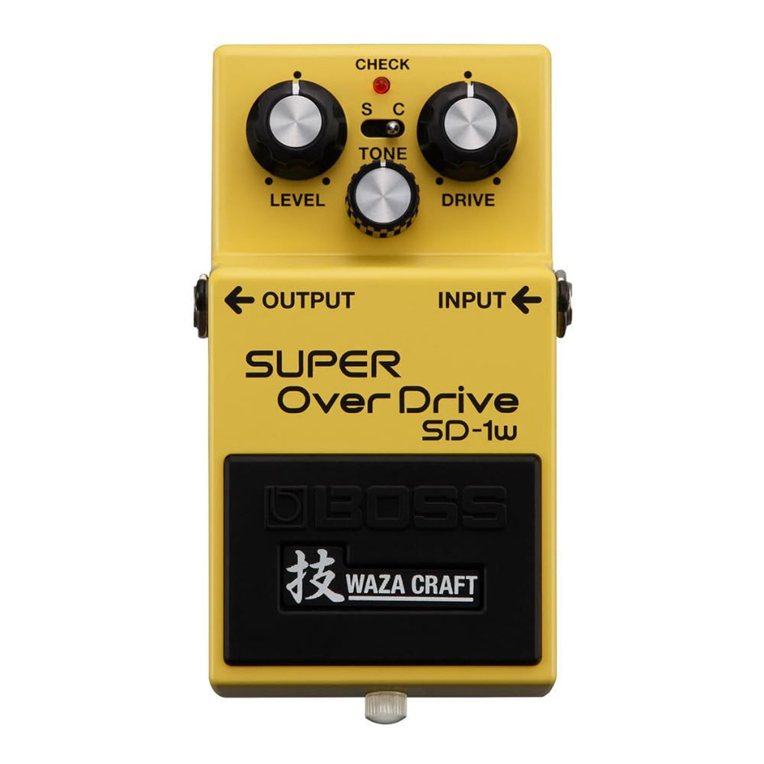BOSS SD-1W SUPER OverDrive | Premium Waza Craft Guitar Effect Pedal with Analog Circuitry | True Reproduction of the Legendary BOSS SD-1 SUPER Overdrive | Standard & Custom Playing Modes