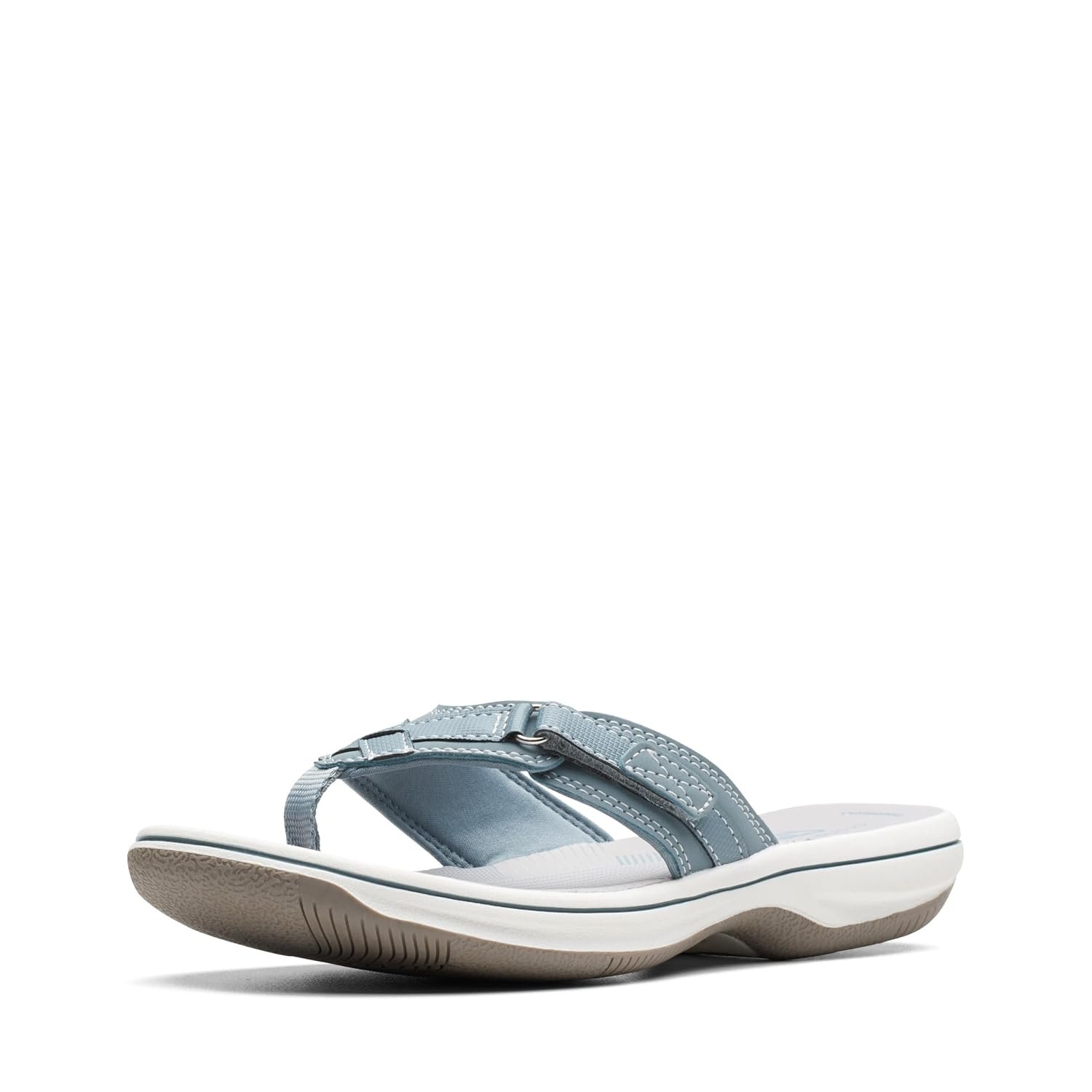 Clarks Women's 26141206 Flip-Flop, Turquoise, 8.5 UK