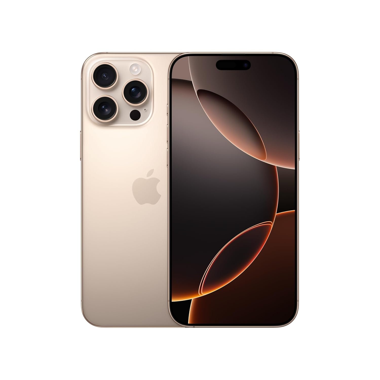 Apple iPhone 16 Pro Max, 256GB, Desert Titanium (Renewed)