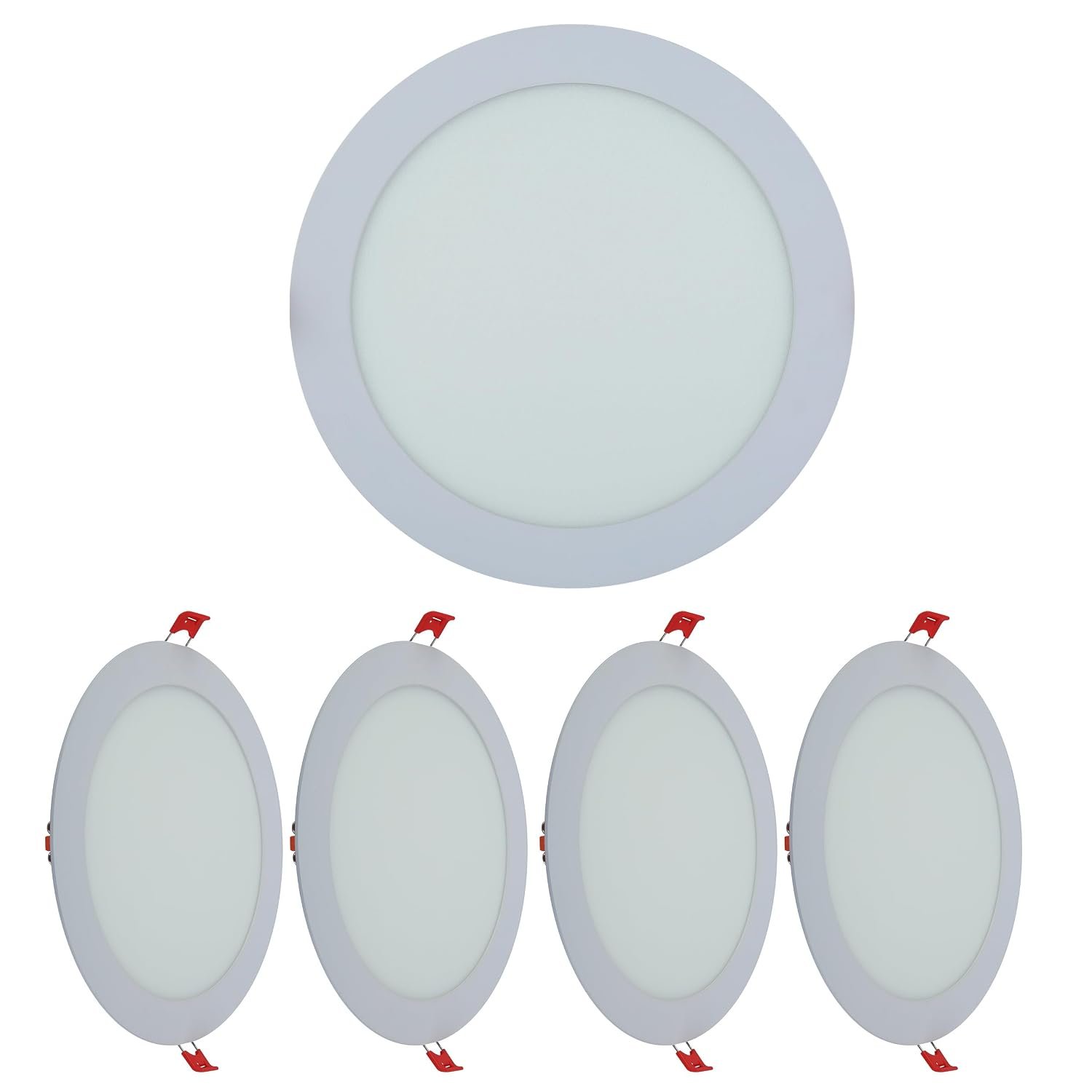 TEKLED LED Round Recessed Ceiling Light view 1
