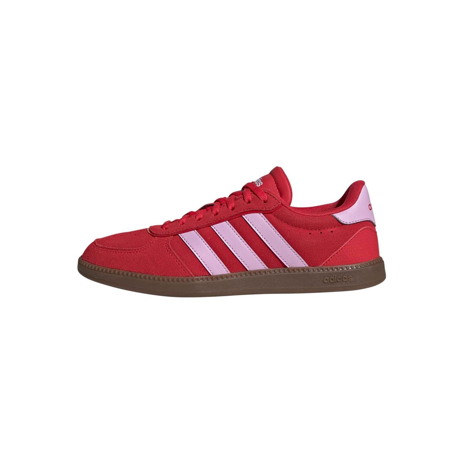 Adidas Women's Breaknet Sleek Sneakers, Pure Ruby/Bliss Lilac/Gum, 11