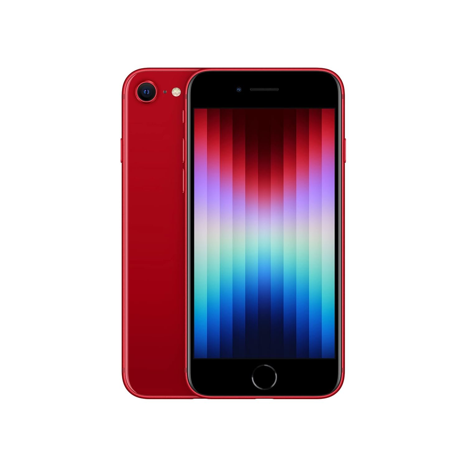 Apple iPhone SE 3rd Gen, 64GB, RED (Renewed)